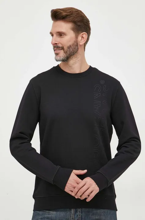 Bombažen pulover Liu Jo moška, črna barva