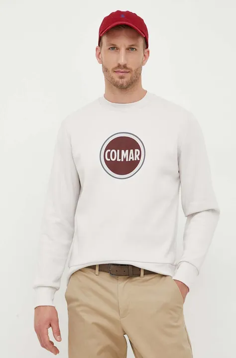 Colmar bluza męska kolor beżowy z nadrukiem