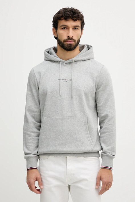 Кофта Tommy Hilfiger цвет чёрный с капюшоном MW0MW32673