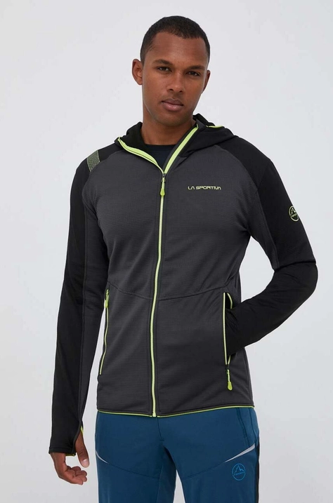 LA Sportiva sportos pulóver Upendo Hoody fekete, sima, kapucnis