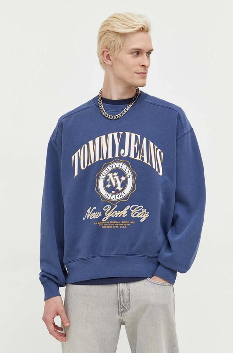 Tommy Jeans felpa in cotone uomo