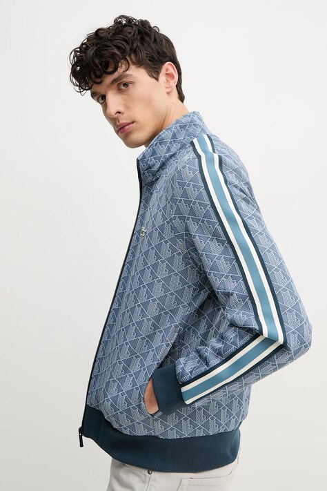 Lacoste felpa uomo colore blu