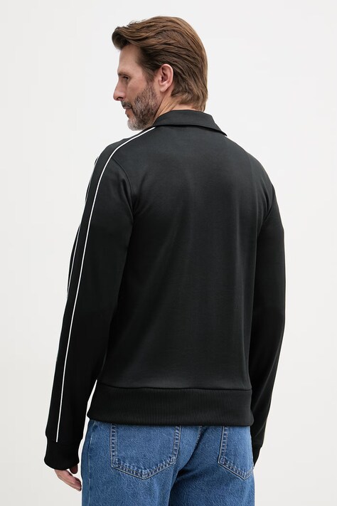 Lacoste кофта, яка розстібається чоловіча — AW23-BLM0ZG, чорний — фото 3