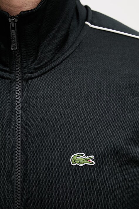 Lacoste кофта, яка розстібається чоловіча — AW23-BLM0ZG, чорний — фото 5