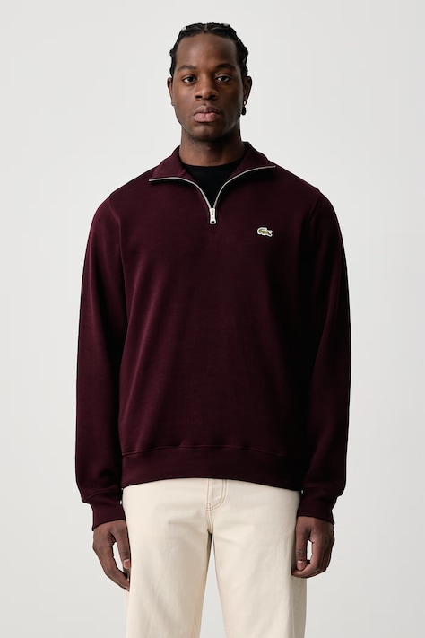 Lacoste Maletă pentru bărbați din bumbac neagră SH1927