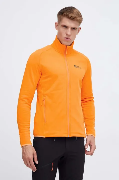 Αθλητική μπλούζα Jack Wolfskin Baiselberg χρώμα: πορτοκαλί