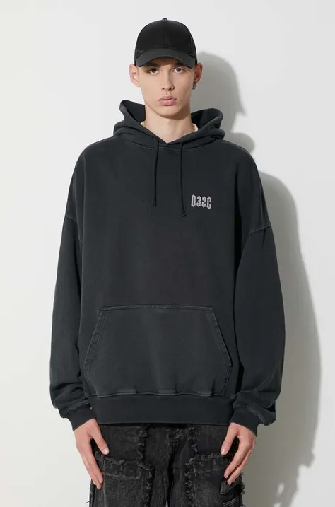 032C cotton sweatshirt men's black color