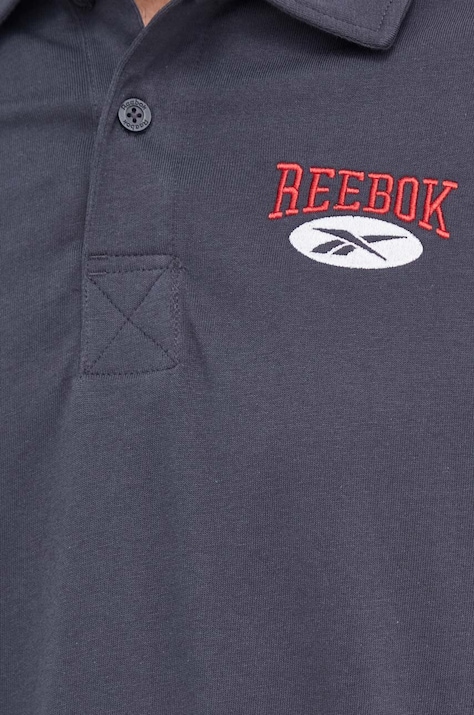 Бавовняний лонгслів Reebok Classic — фото 5