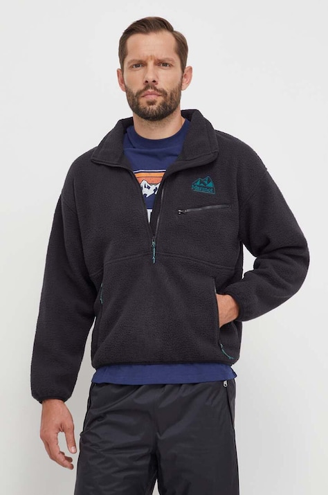 Спортен суичър Marmot ’94 E.C.O. в черно с апликация