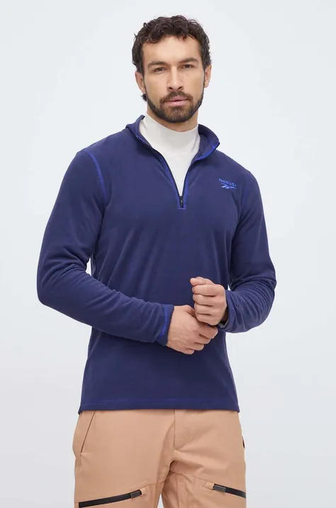 Športni pulover Reebok mornarsko modra barva