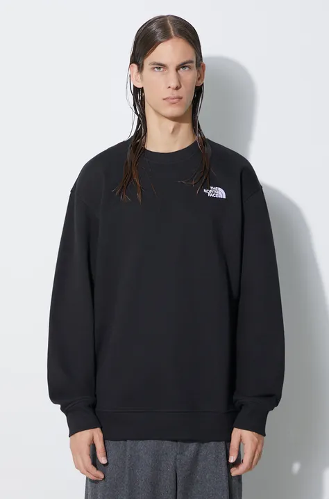 The North Face sweatshirt Essential men's black color NF0A7ZJAJK31