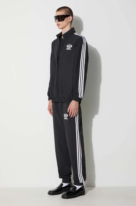 Bunda adidas Originals NSRC Track Top čierna farba, prechodná, IL4969