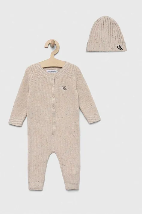 Pajac za dojenčka Calvin Klein Jeans