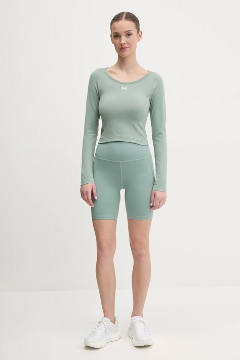 Лонгслів для тренувань Under Armour Train Seamless — AW23-BUD0C1, зелений — фото 2