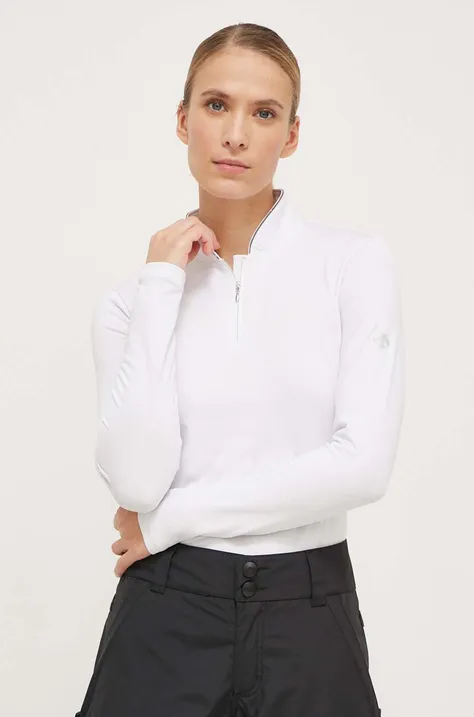 Λειτουργικό μακρυμάνικο πουκάμισο Descente Carla χρώμα: άσπρο