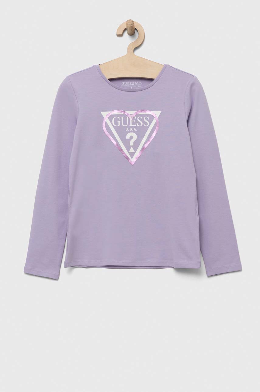 Детска блуза с дълги ръкави Guess