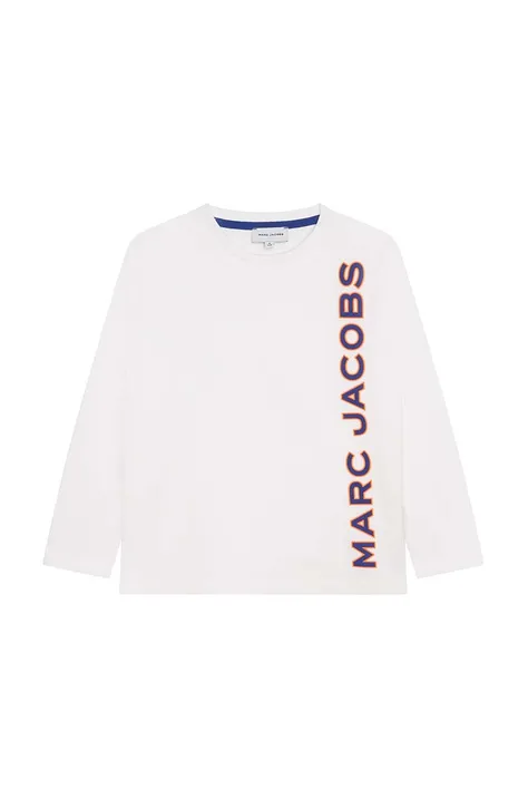 Marc Jacobs longsleeve bawełniany dziecięcy kolor biały z nadrukiem