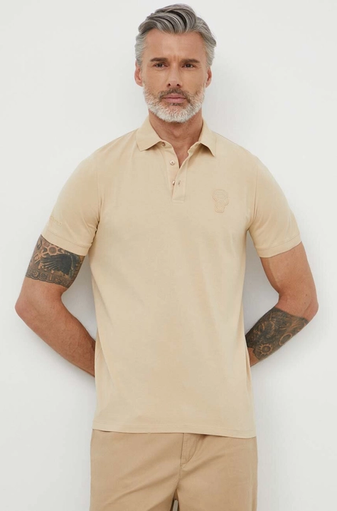 Karl Lagerfeld polo uomo colore beige