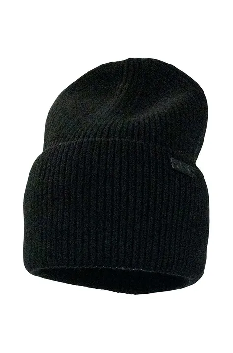 Otroška kapa s primesjo volne Jamiks KRISTON črna barva