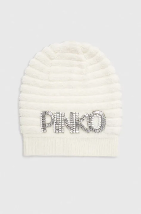 Καπέλο Pinko χρώμα: μπεζ