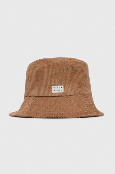 Billabong palarie din bumbac culoarea bej, bumbac