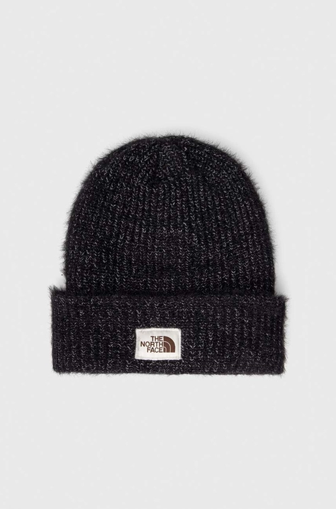 The North Face caciula culoarea negru, din tricot gros