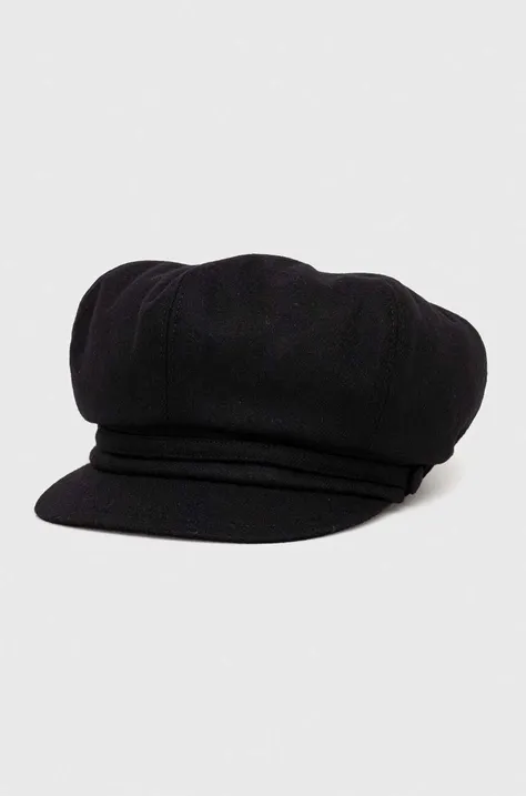Μάλλινο καπέλο Luisa Spagnoli χρώμα: μαύρο