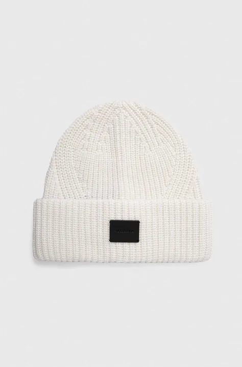 Kapa s dodatkom vune AllSaints boja: bijela