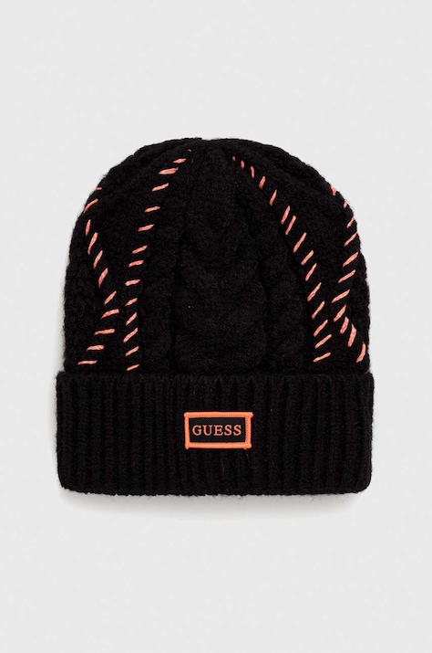 Καπέλο Guess χρώμα: μαύρο