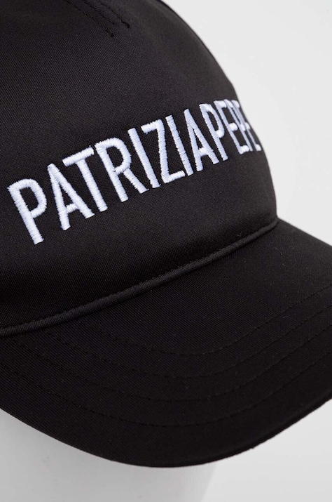 Кепка Patrizia Pepe — AW23-CAD0C8, чорний — фото 2