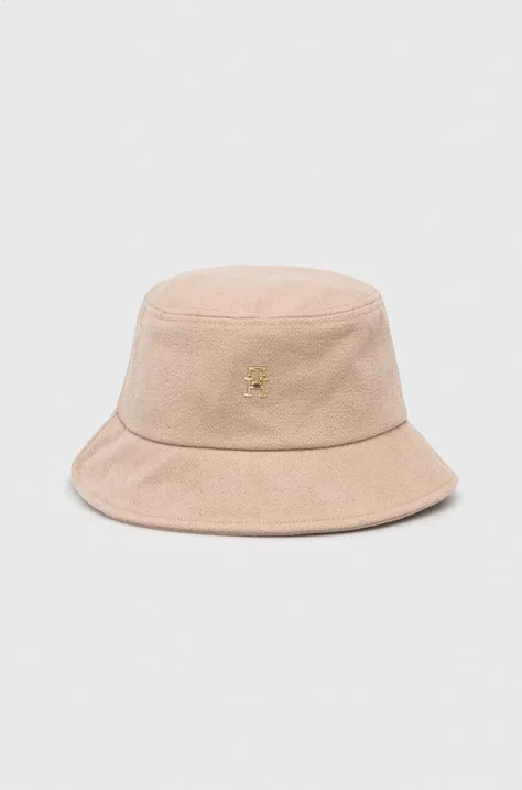 Καπέλο Tommy Hilfiger χρώμα: μπεζ
