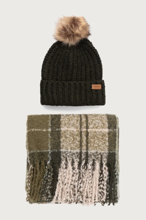 Barbour Komplet damski zielony LGS0077