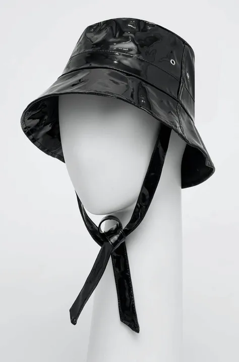 Karl Lagerfeld kapelusz z domieszką kaszmiru kolor czarny