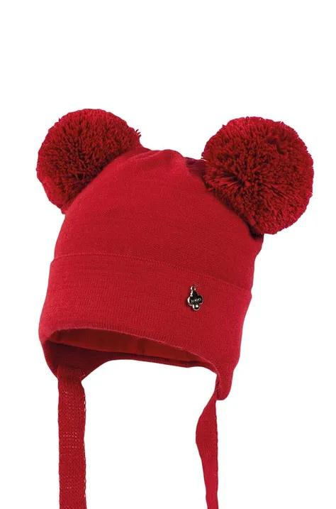 Дитяча шапка Jamiks колір червоний