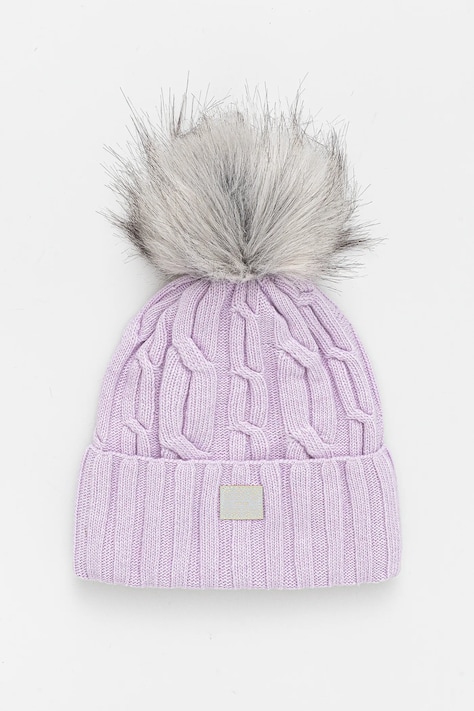 Παιδικός σκούφος Jamiks KIRSTEN χρώμα: μοβ