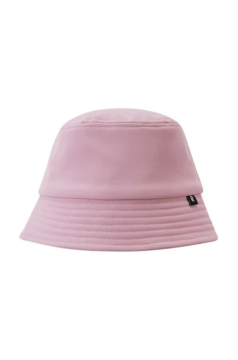 Detský klobúk Reima Puketti ružová farba biela