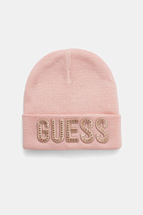 Шапка Guess цвет розовый A0BZ01 Z2QQ0