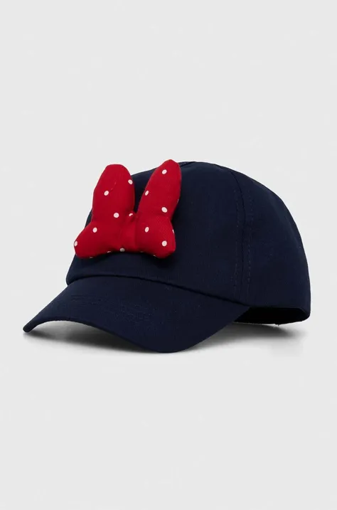 Pamučna kapa sa šiltom za bebe zippy x Disney boja: tamno plava, s aplikacijom
