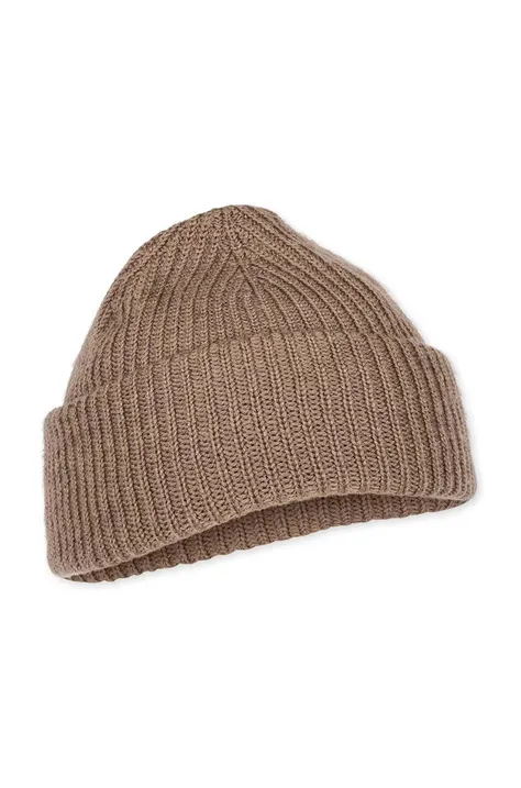 Παιδικό μάλλινο καπέλο Konges Sløjd χρώμα: μπεζ
