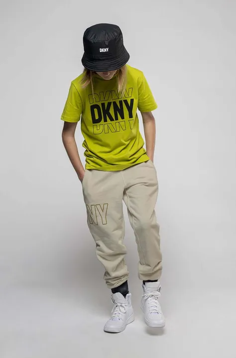 Παιδικό καπέλο Dkny χρώμα: μαύρο