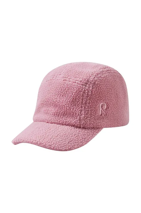 Παιδικό καπέλο μπέιζμπολ Reima Piilee χρώμα: ροζ