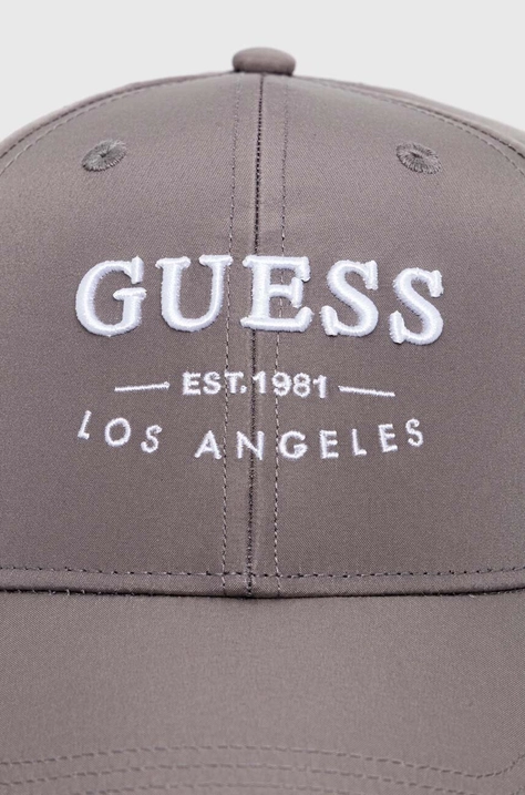 Кепка Guess цвет бежевый с аппликацией