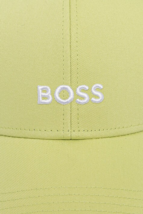 Бавовняна бейсболка BOSS Zed — AW23-CAM01S, зелений — фото 2