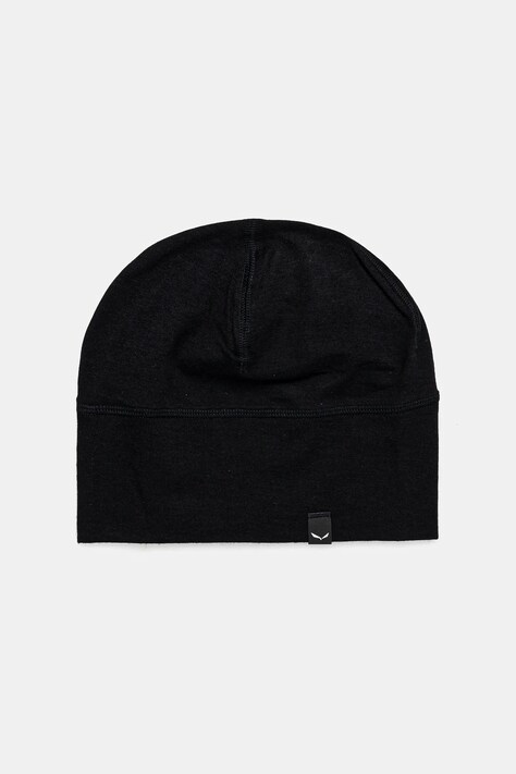 Čepice Salewa Cristallo šedá barva, z tenké pleteniny, vlněná, 00.0000028169