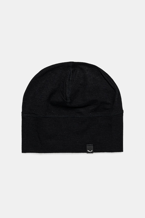 Čepice Salewa Cristallo šedá barva, z tenké pleteniny, vlněná, 00.0000028169