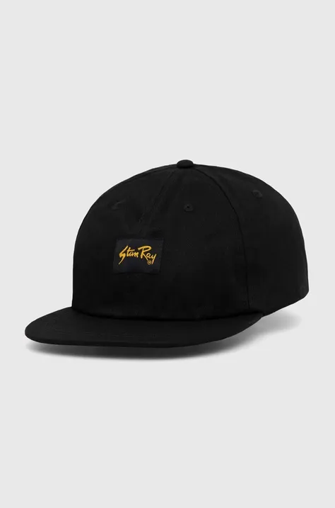 Βαμβακερό καπέλο του μπέιζμπολ Stan Ray BALL CAP TWILL χρώμα: μαύρο AW2316856