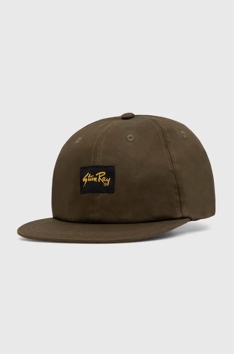Βαμβακερό καπέλο του μπέιζμπολ Stan Ray BALL CAP TWILL χρώμα: πράσινο AW2316815