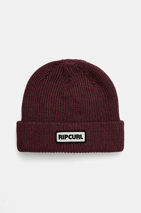 Шапка Rip Curl колір бордовий