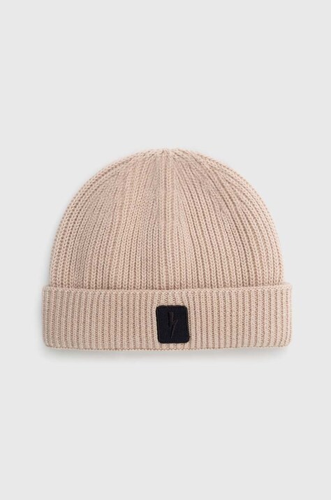 Čepice z vlněné směsi Neil Barett FISHERMAN BEANIE béžová barva, PBCP335.V9505.9601