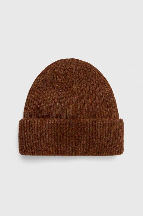 Καπέλο Abercrombie & Fitch χρώμα: καφέ